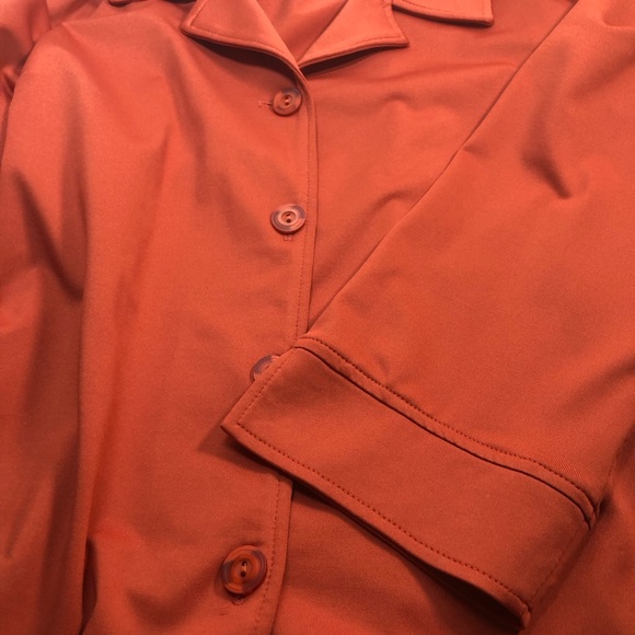 Ardoise Montreal  Rust orange blouse Med - Picture 7 of 10